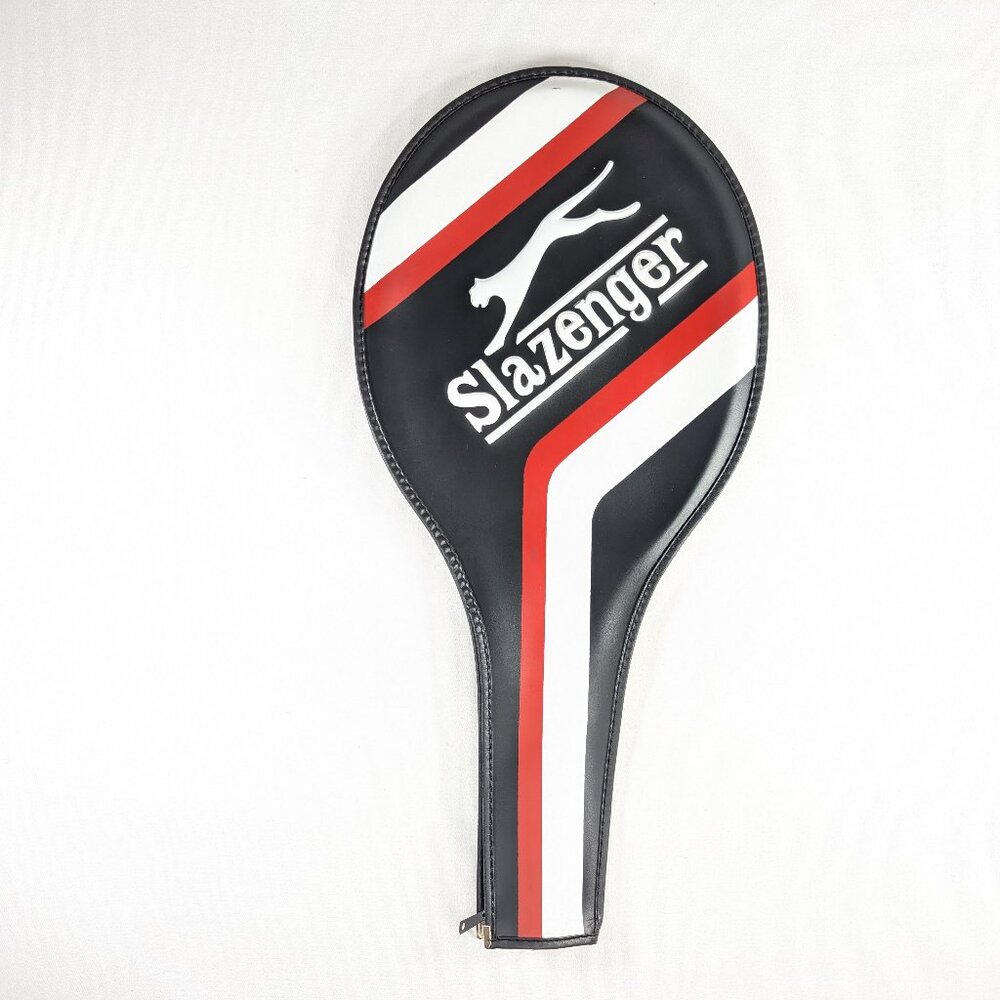 1970s Slazenger squash racket case, badminton racket sleeve made in Hong Kong